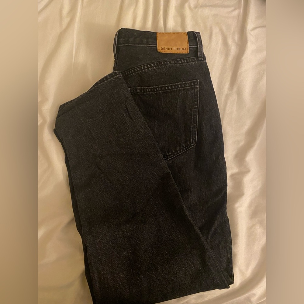 Aritzia Denim Forum - The BF High Rise Loose Jeans 28L in Black